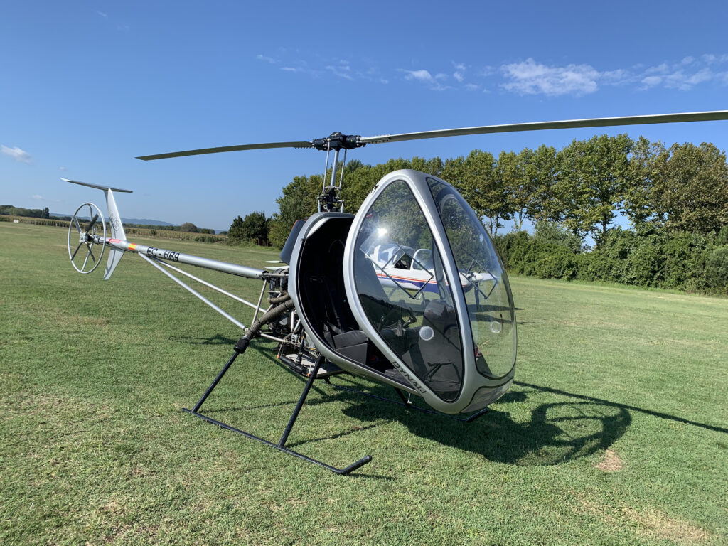 Dynali h3 con la cabina abierta